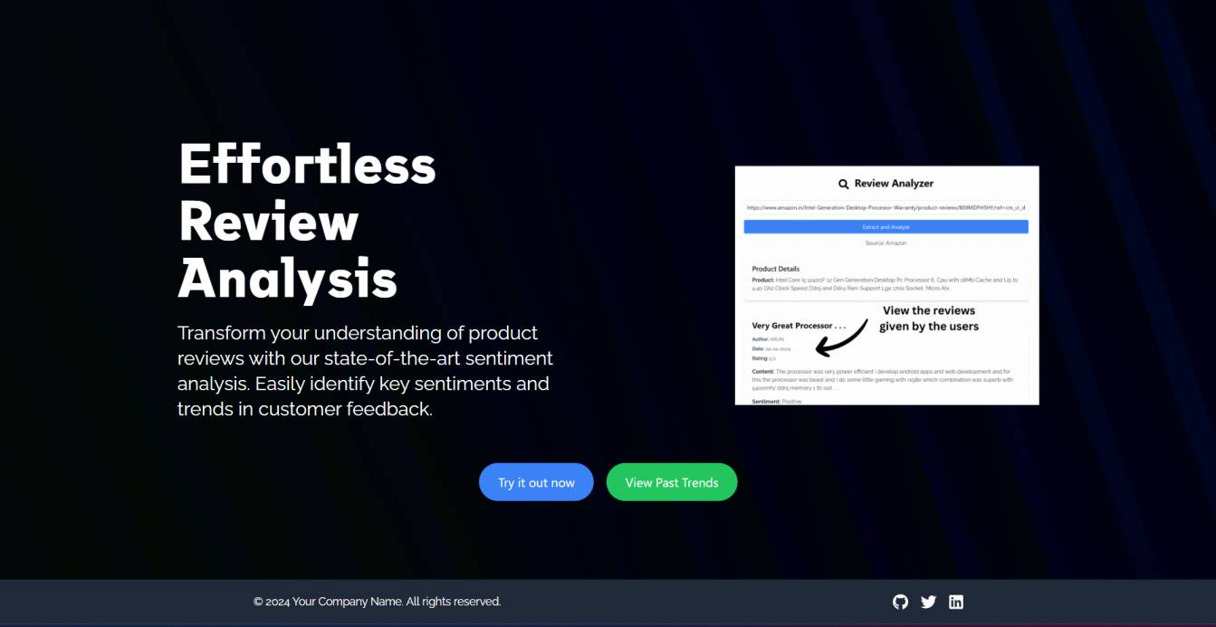 Intel Product Review Sentiment Analyzer